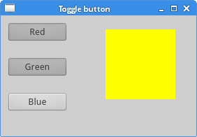 toggle button